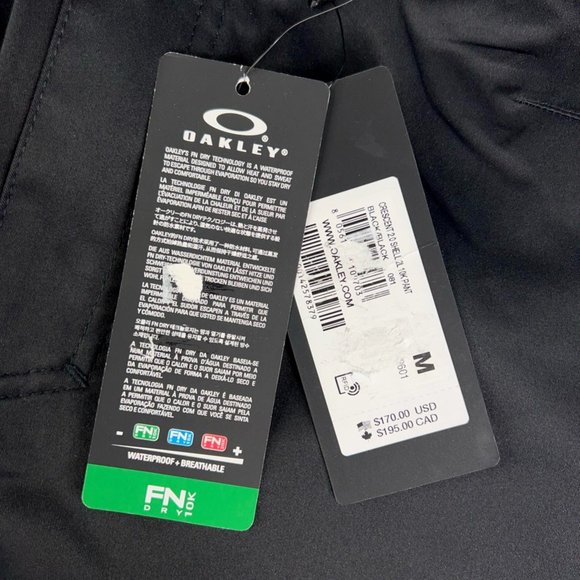 Oakley Mens Crescent 2.0 Shell 2L 10K Snow Pants Black Performance Fit M New - Picture 8 of 12